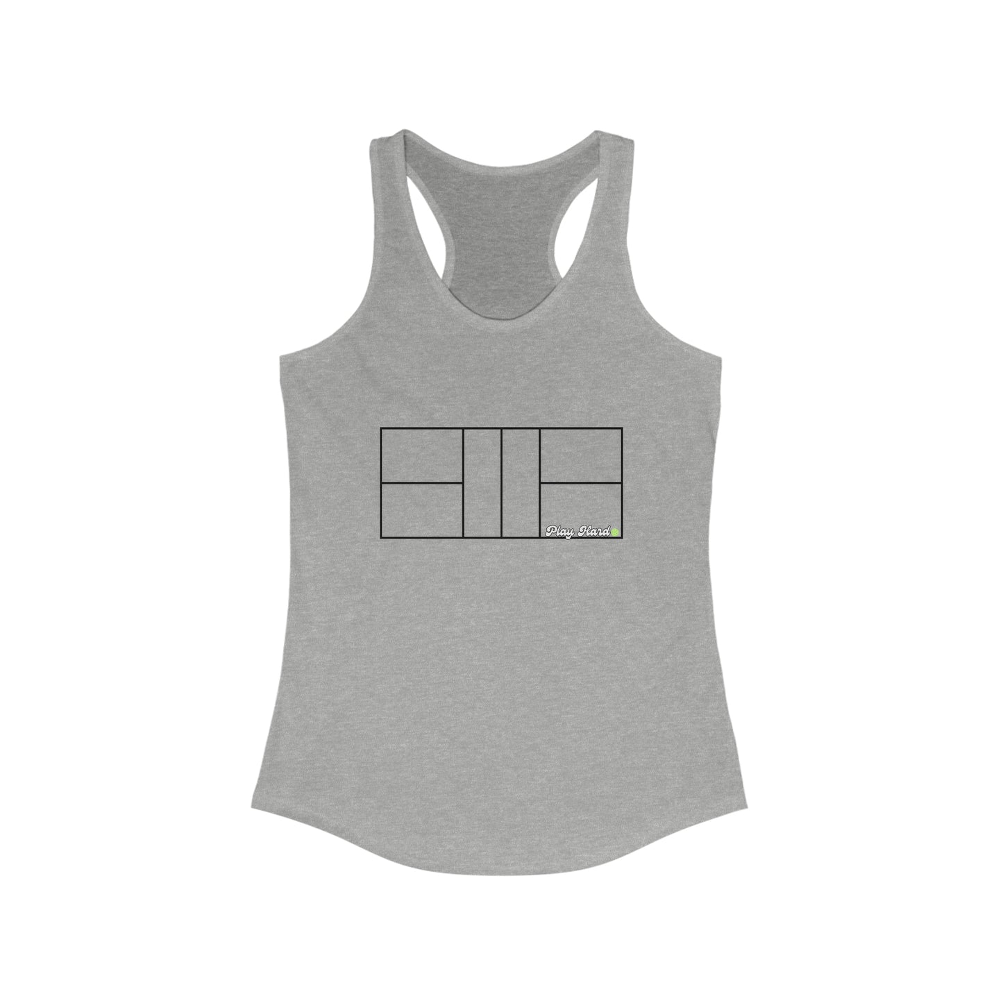 Pickleball Court Racerback Tank