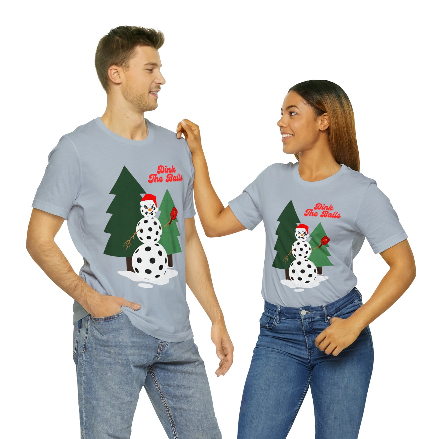 Dink The Balls Snowman Jersey Short Sleeve Tee