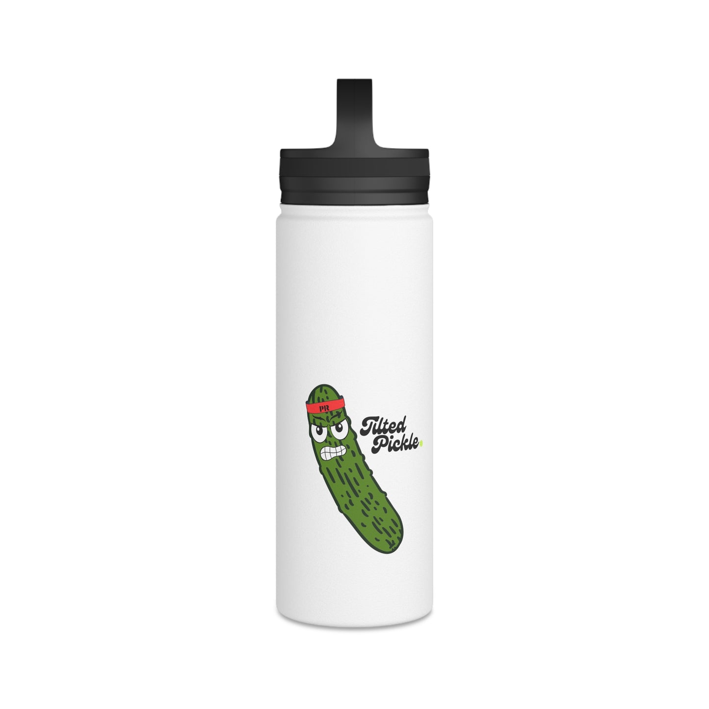 PHP Tilted Pickle Water Bottle, Handle Lid