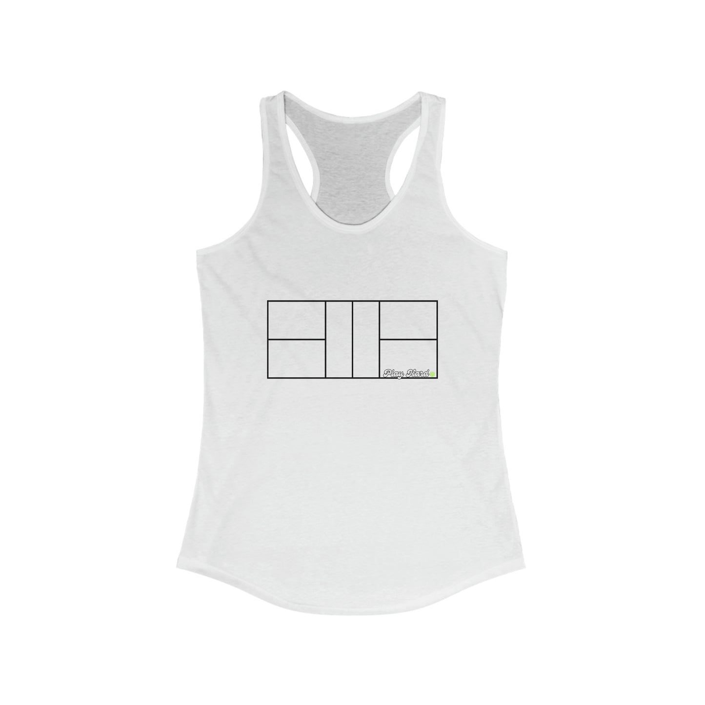 Pickleball Court Racerback Tank