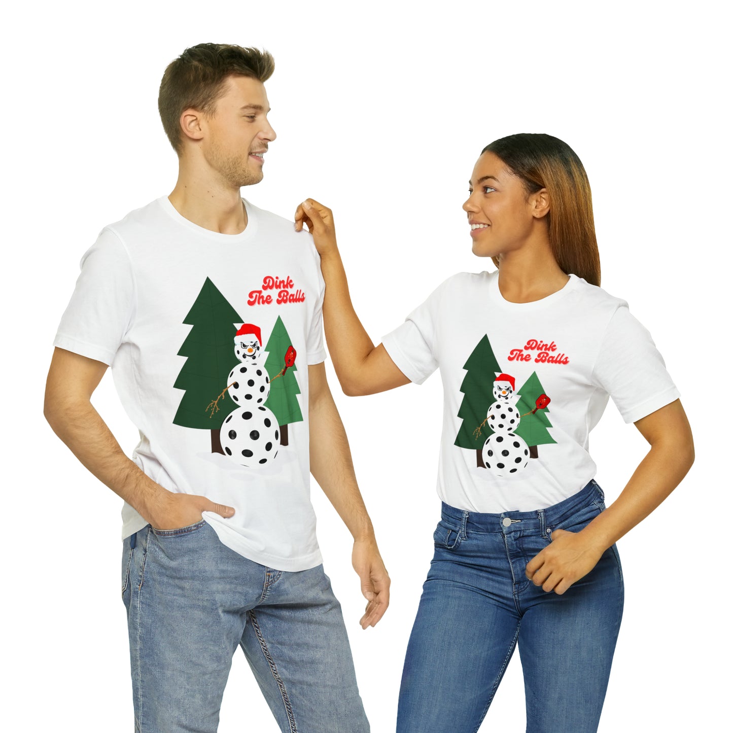 Dink The Balls Snowman Jersey Short Sleeve Tee