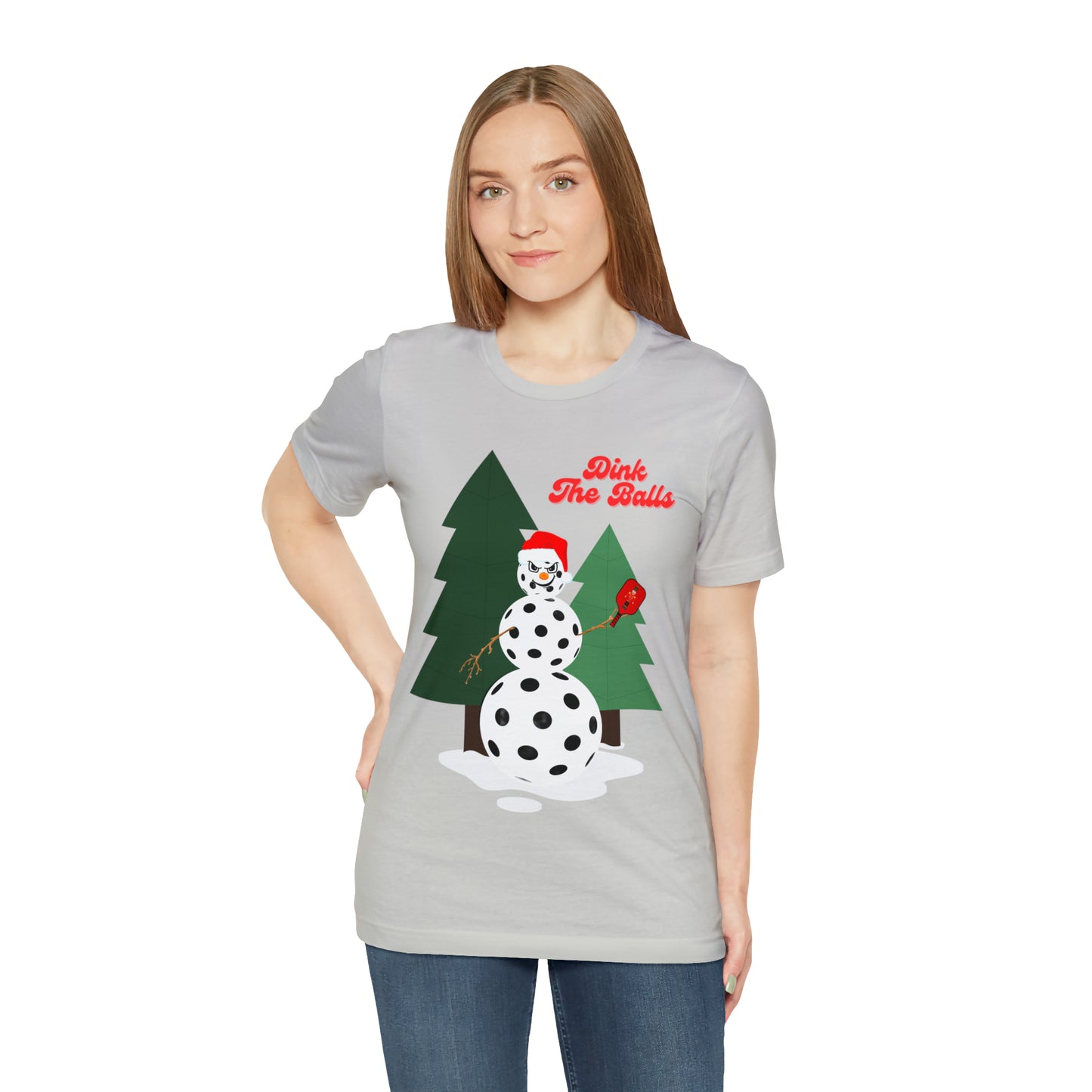 Dink The Balls Snowman Jersey Short Sleeve Tee