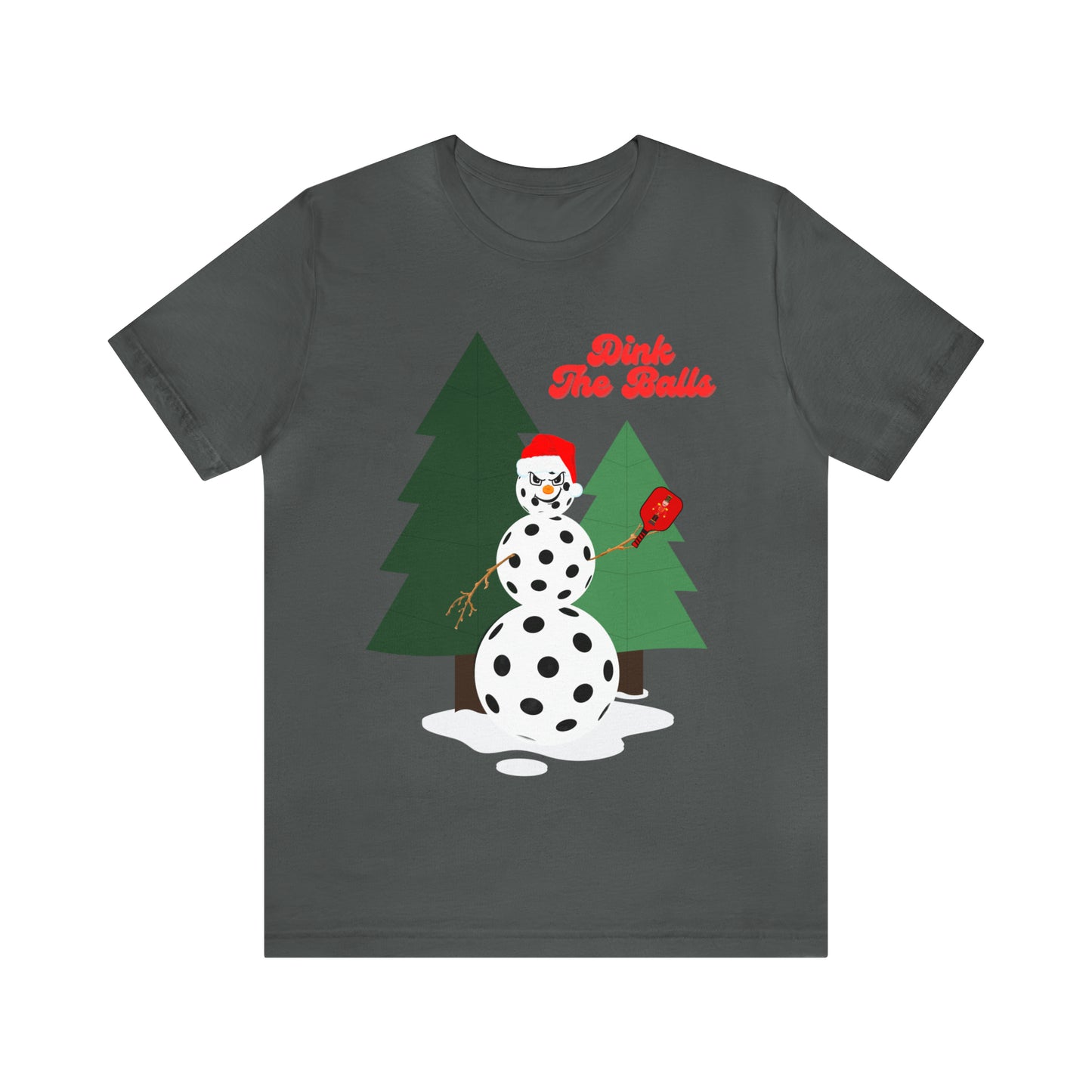 Dink The Balls Snowman Jersey Short Sleeve Tee