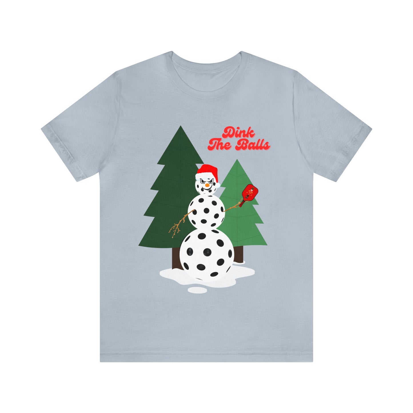 Dink The Balls Snowman Jersey Short Sleeve Tee