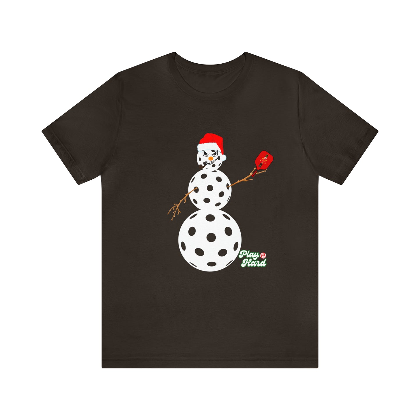 Play Hard Snowman Unisex Jersey Short Sleeve Tee