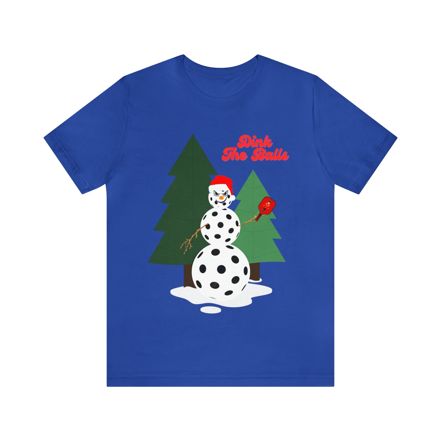 Dink The Balls Snowman Jersey Short Sleeve Tee