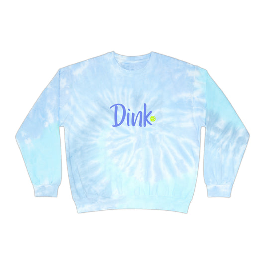 Dink. Play Hard Pickleball Unisex Tie-Dye Sweatshirt