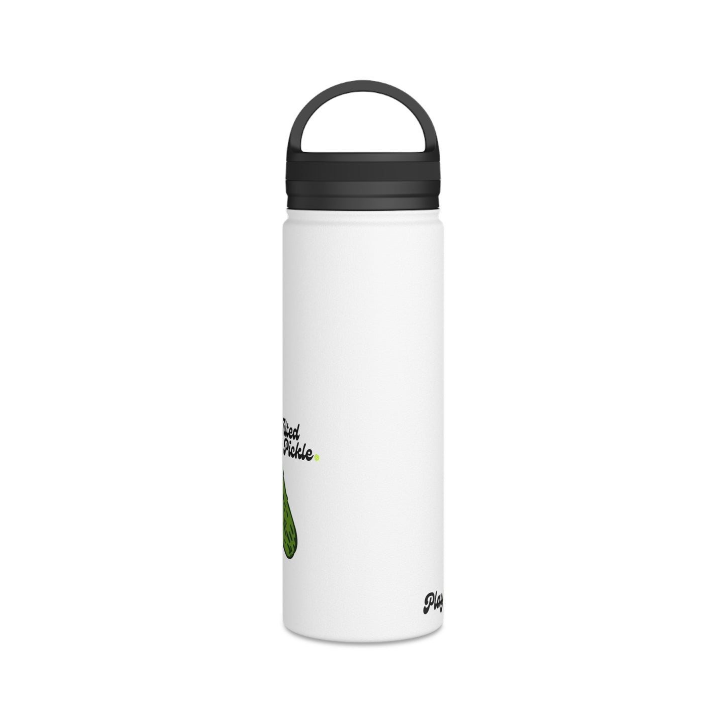 PHP Tilted Pickle Water Bottle, Handle Lid