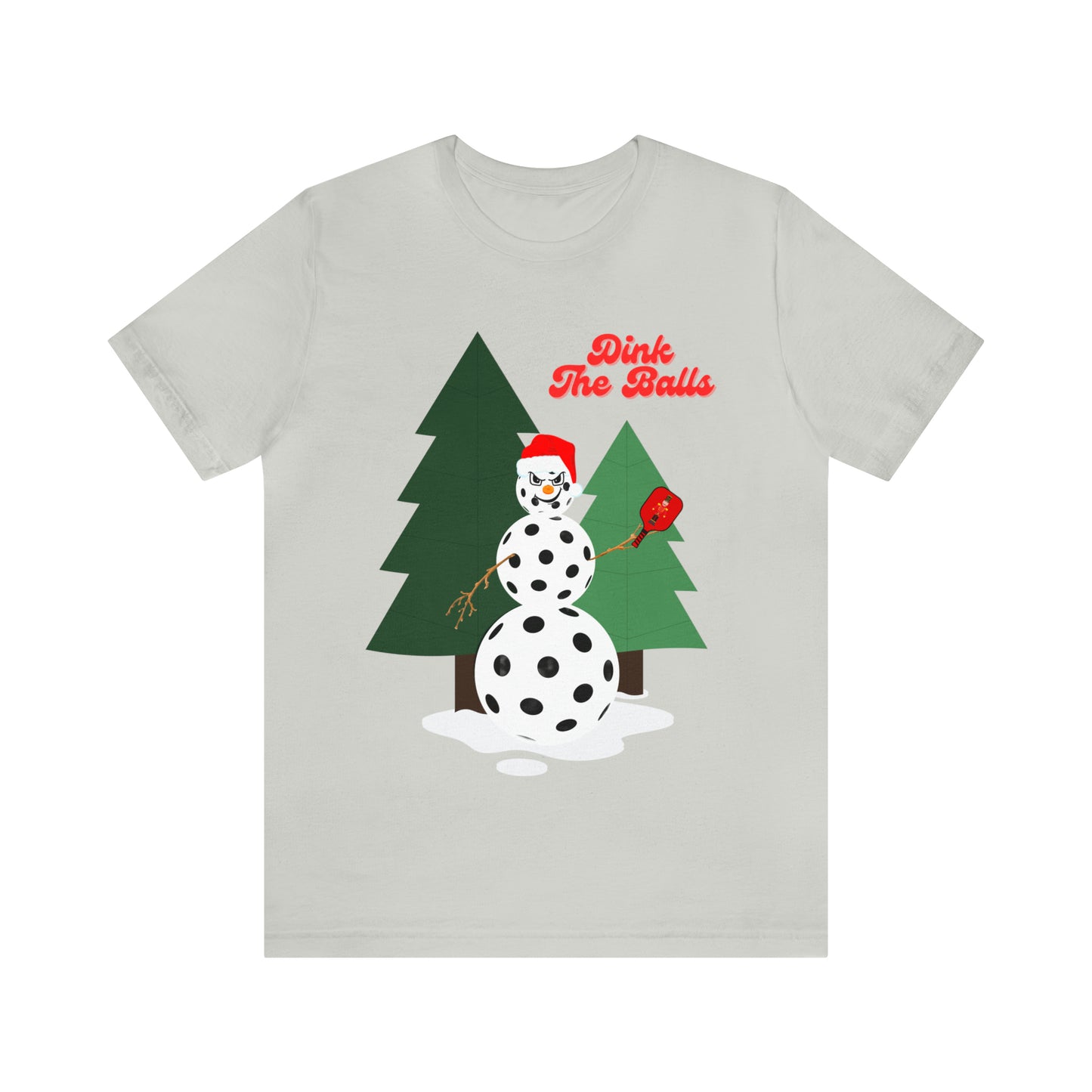 Dink The Balls Snowman Jersey Short Sleeve Tee