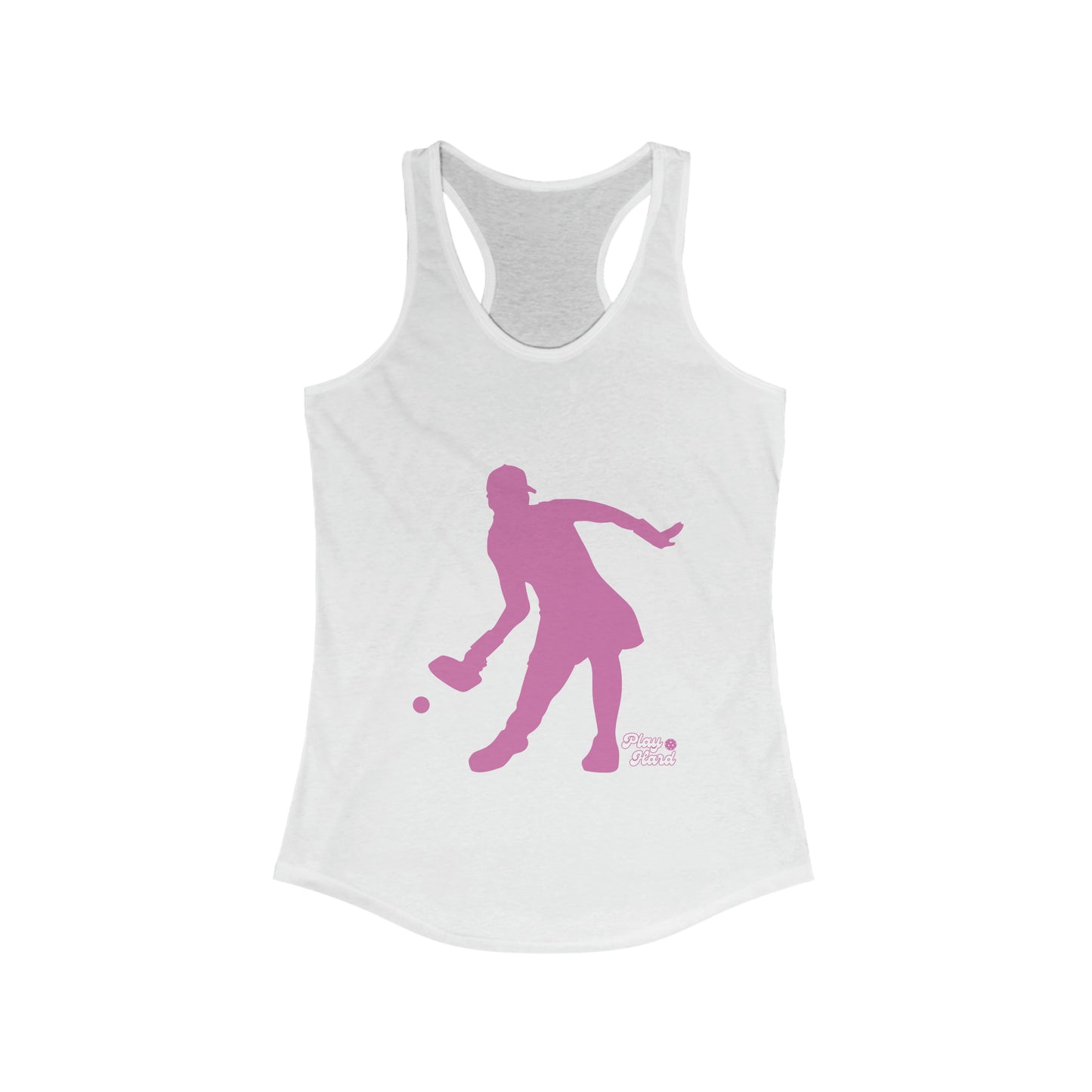 Women's Pickleball Player Racerback Tank