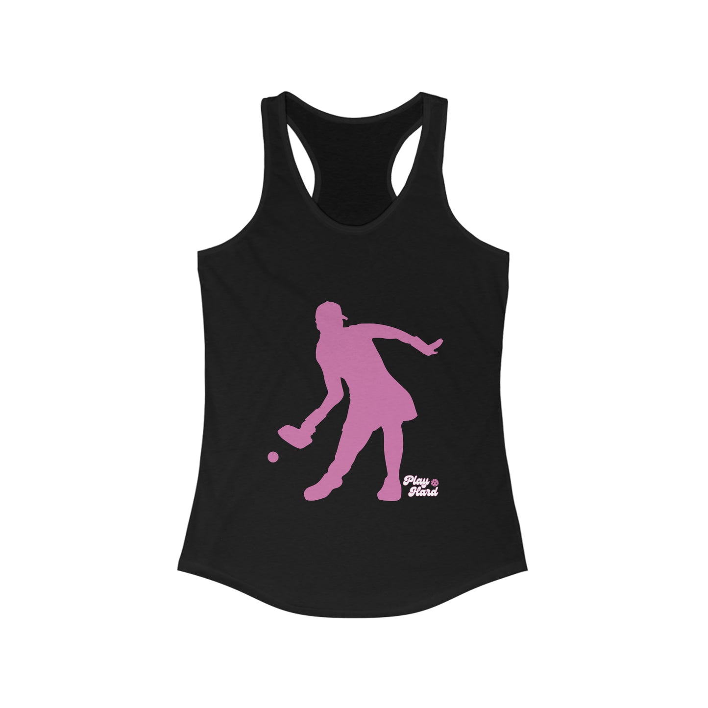 Women's Pickleball Player Racerback Tank