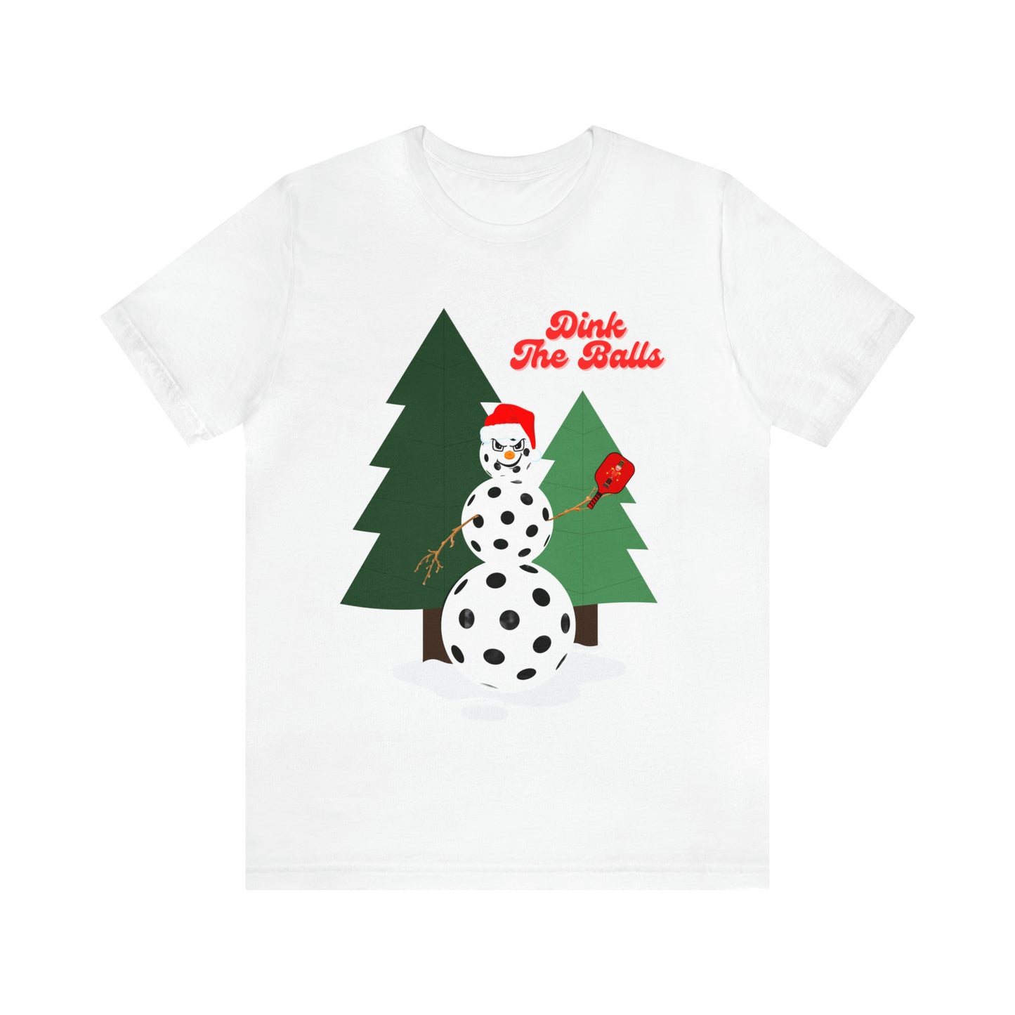 Dink The Balls Snowman Jersey Short Sleeve Tee