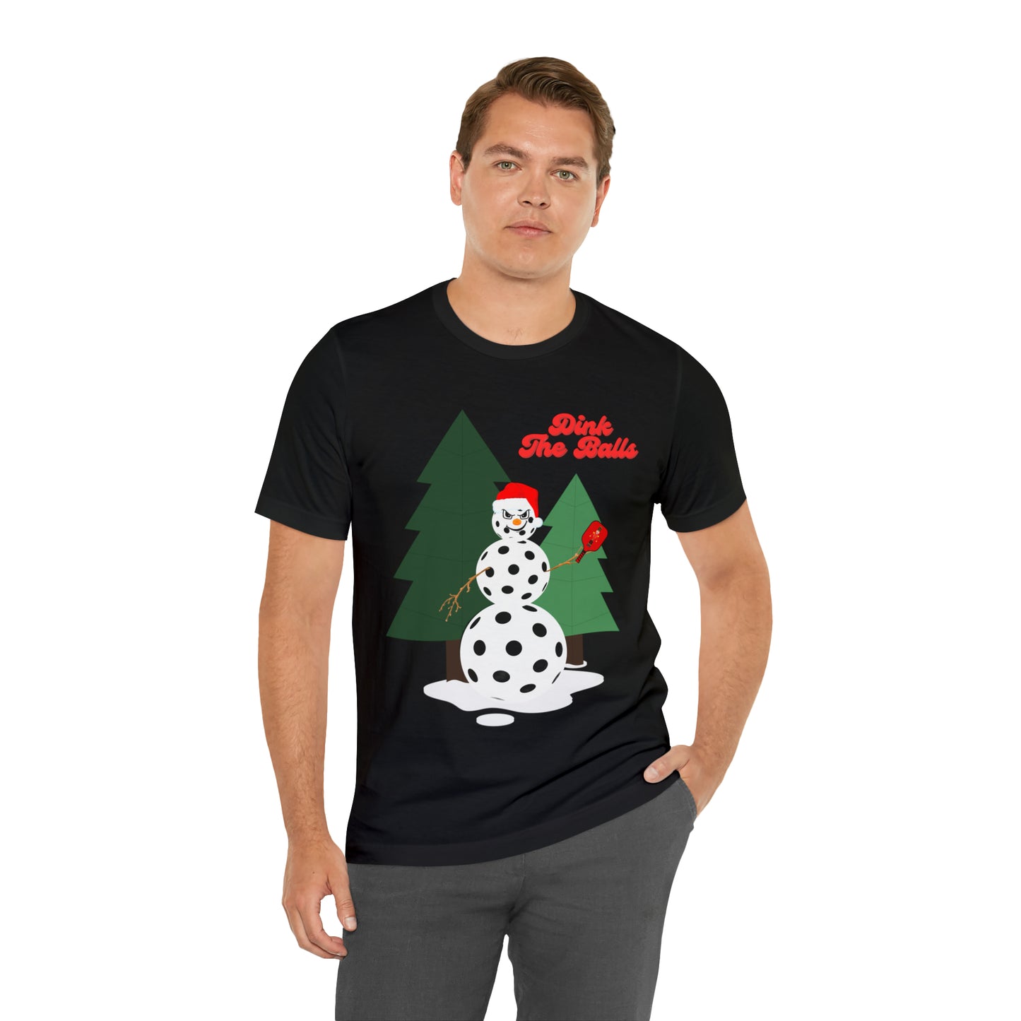 Dink The Balls Snowman Jersey Short Sleeve Tee