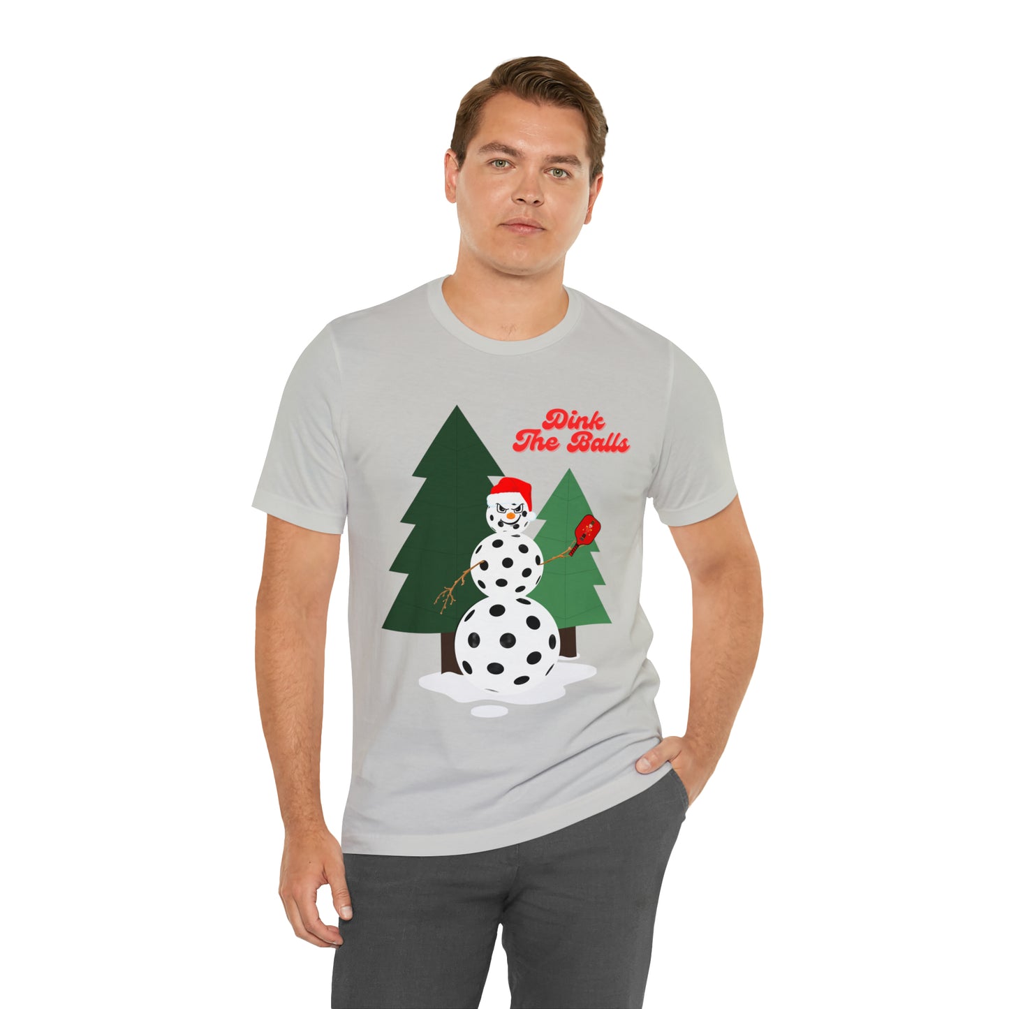 Dink The Balls Snowman Jersey Short Sleeve Tee