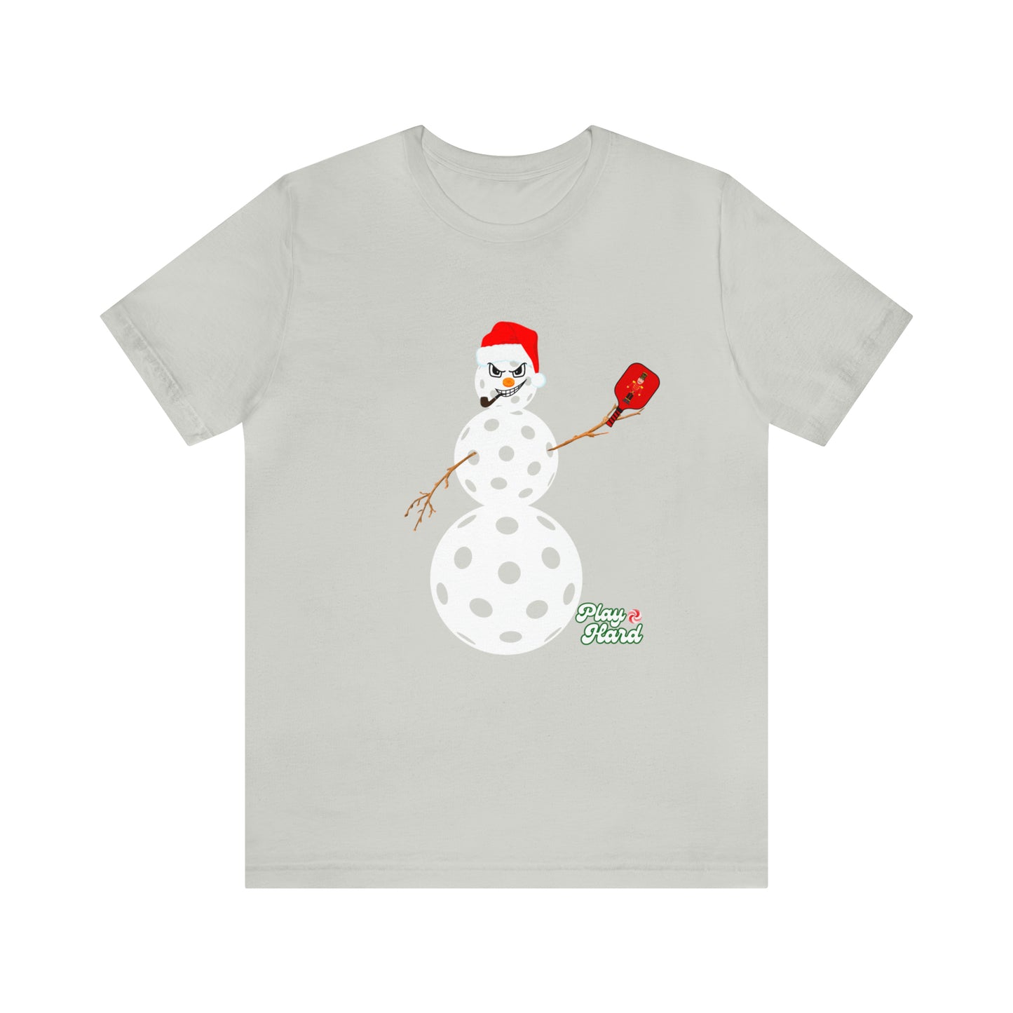 Play Hard Snowman Unisex Jersey Short Sleeve Tee