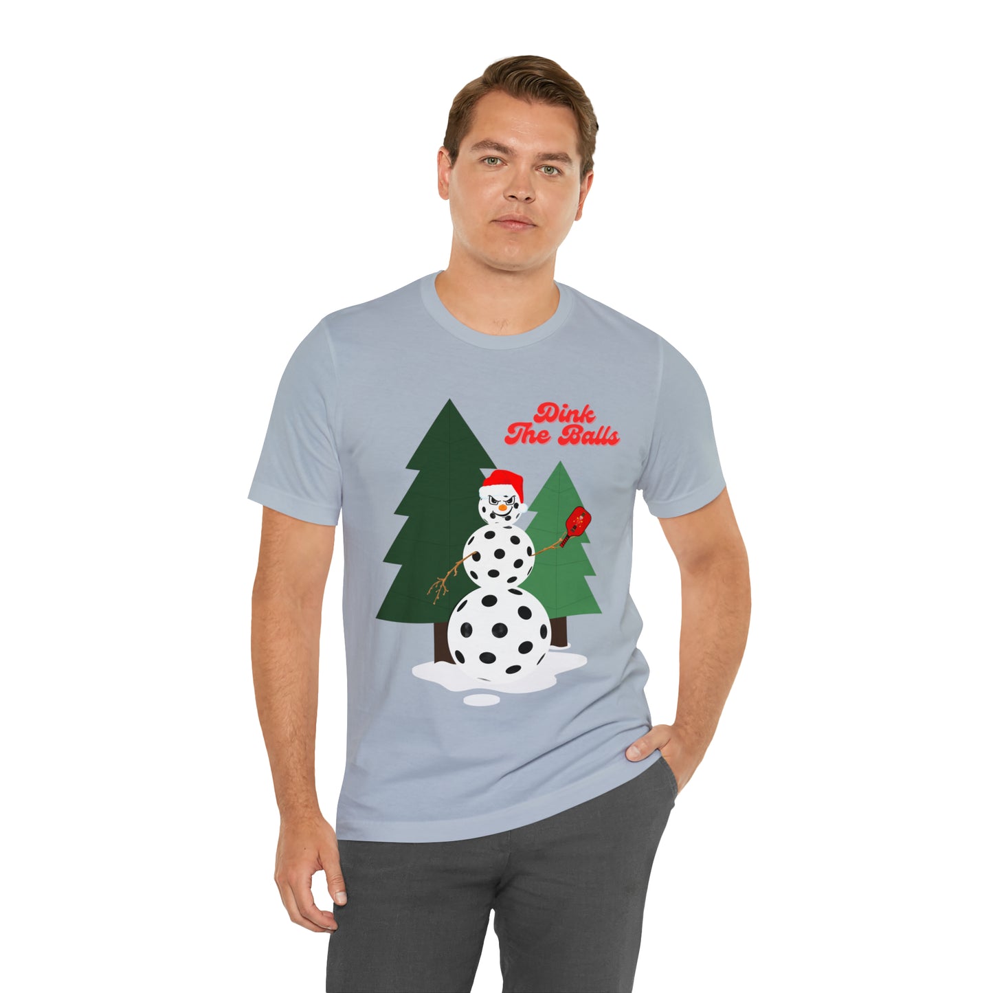 Dink The Balls Snowman Jersey Short Sleeve Tee