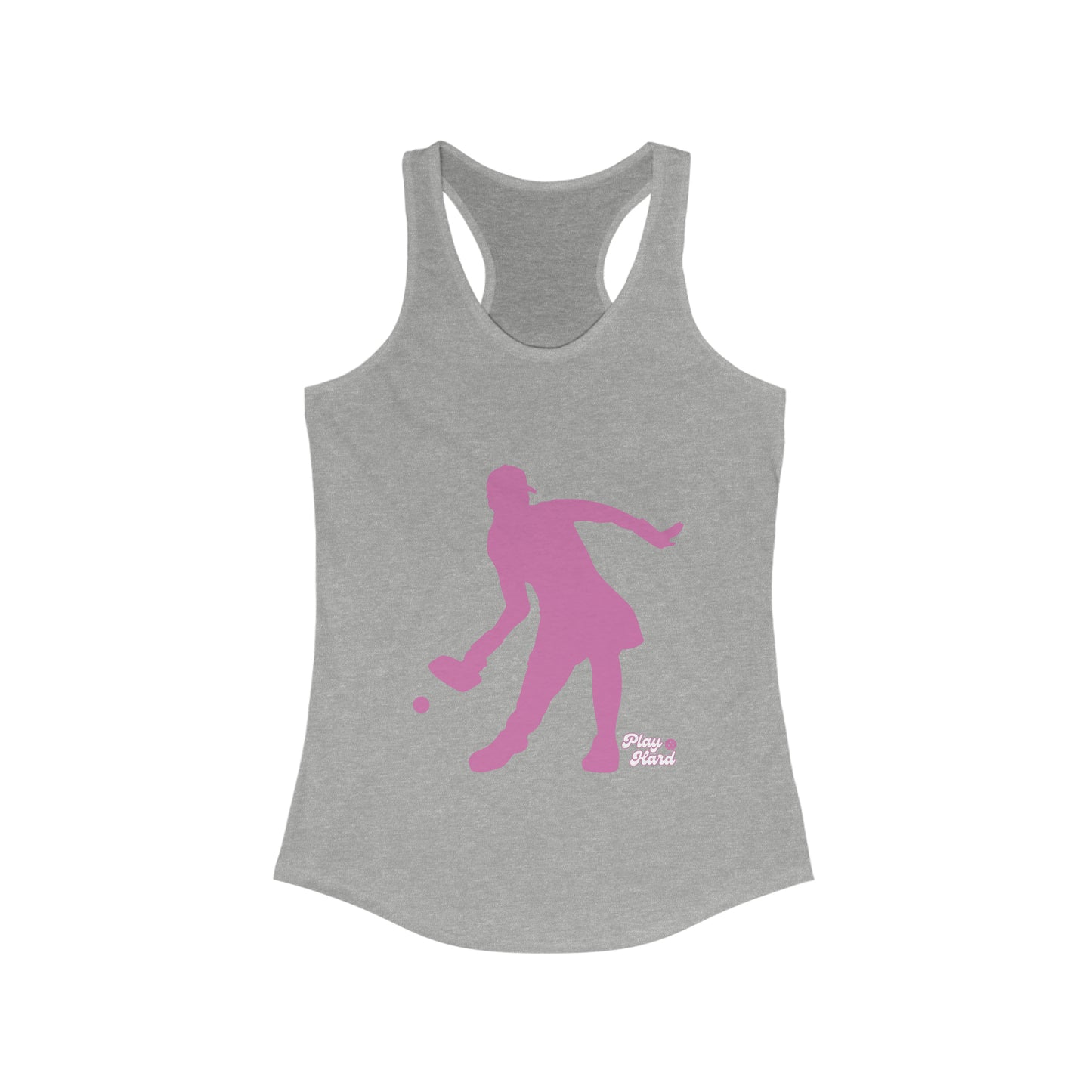 Women's Pickleball Player Racerback Tank