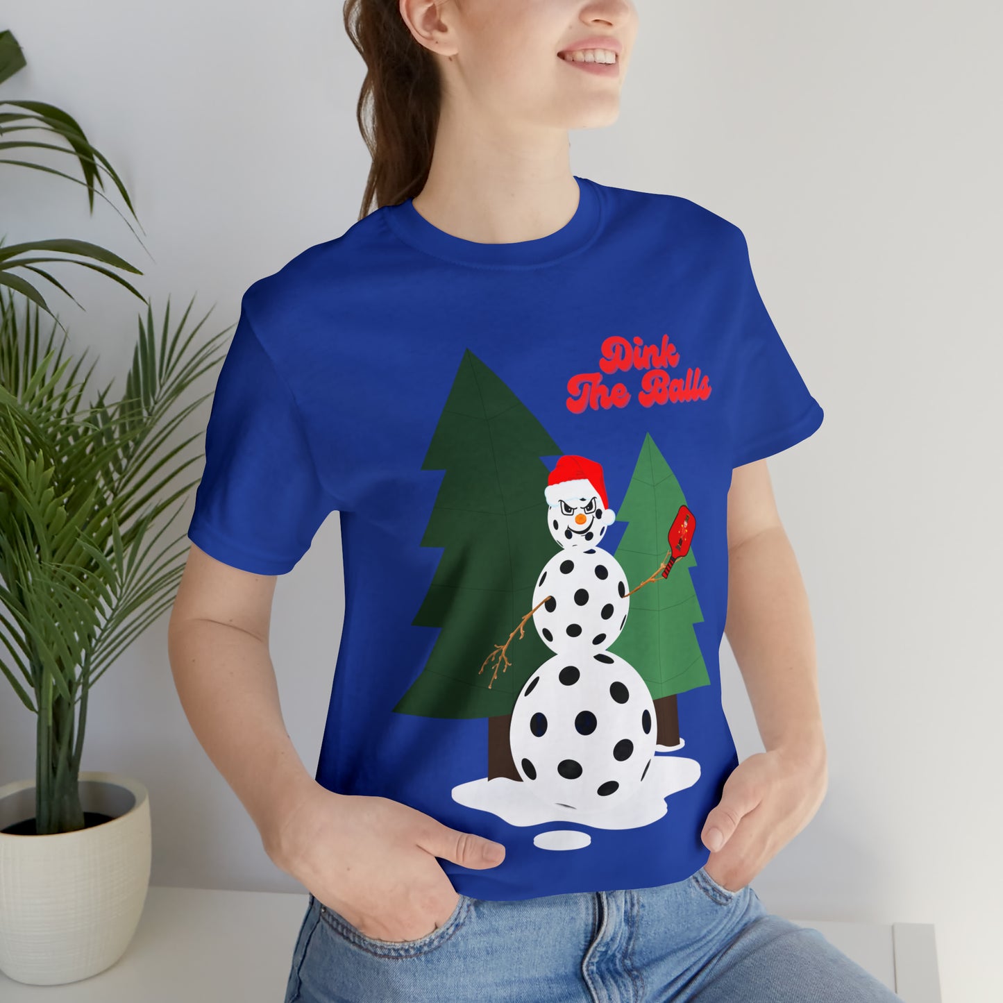 Dink The Balls Snowman Jersey Short Sleeve Tee