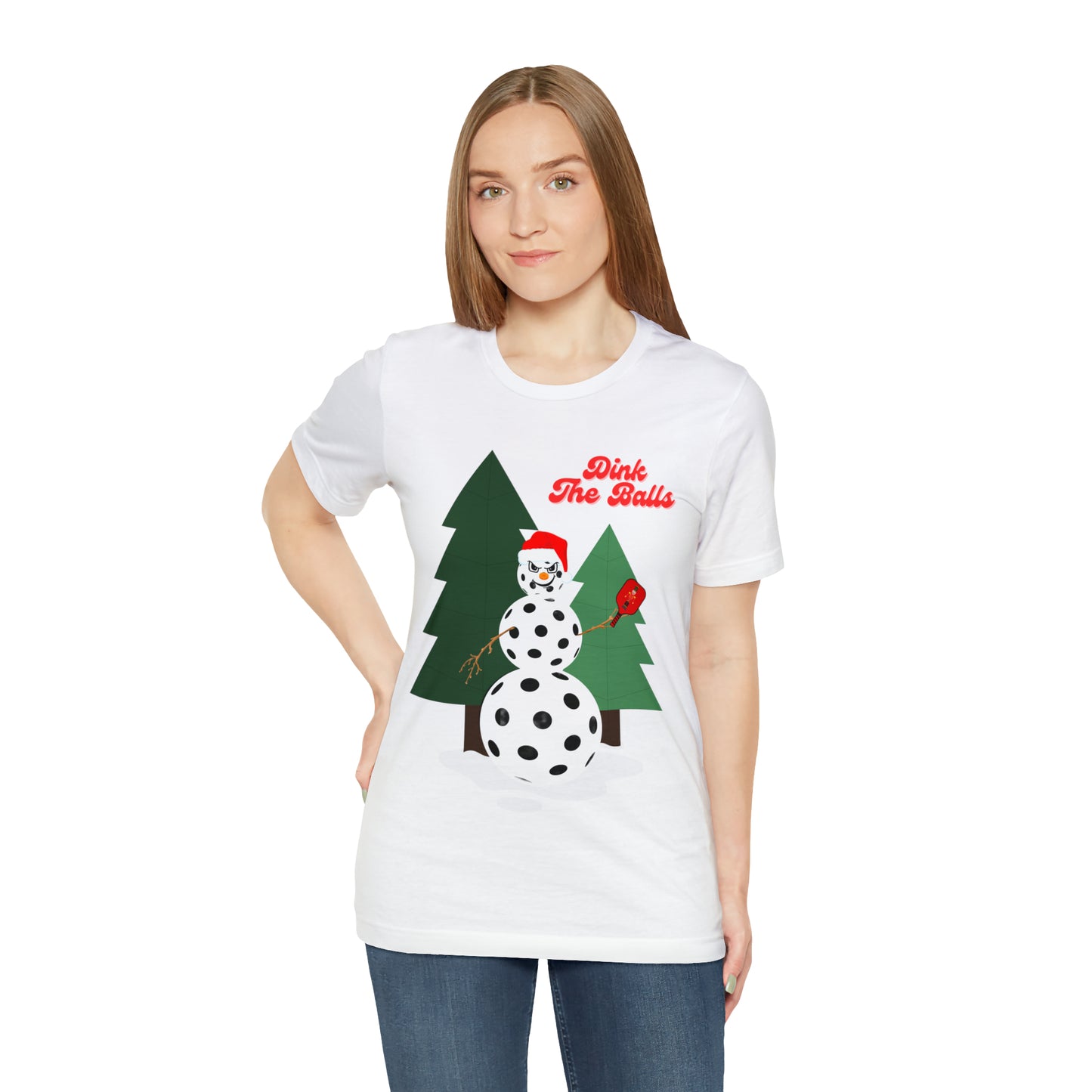 Dink The Balls Snowman Jersey Short Sleeve Tee