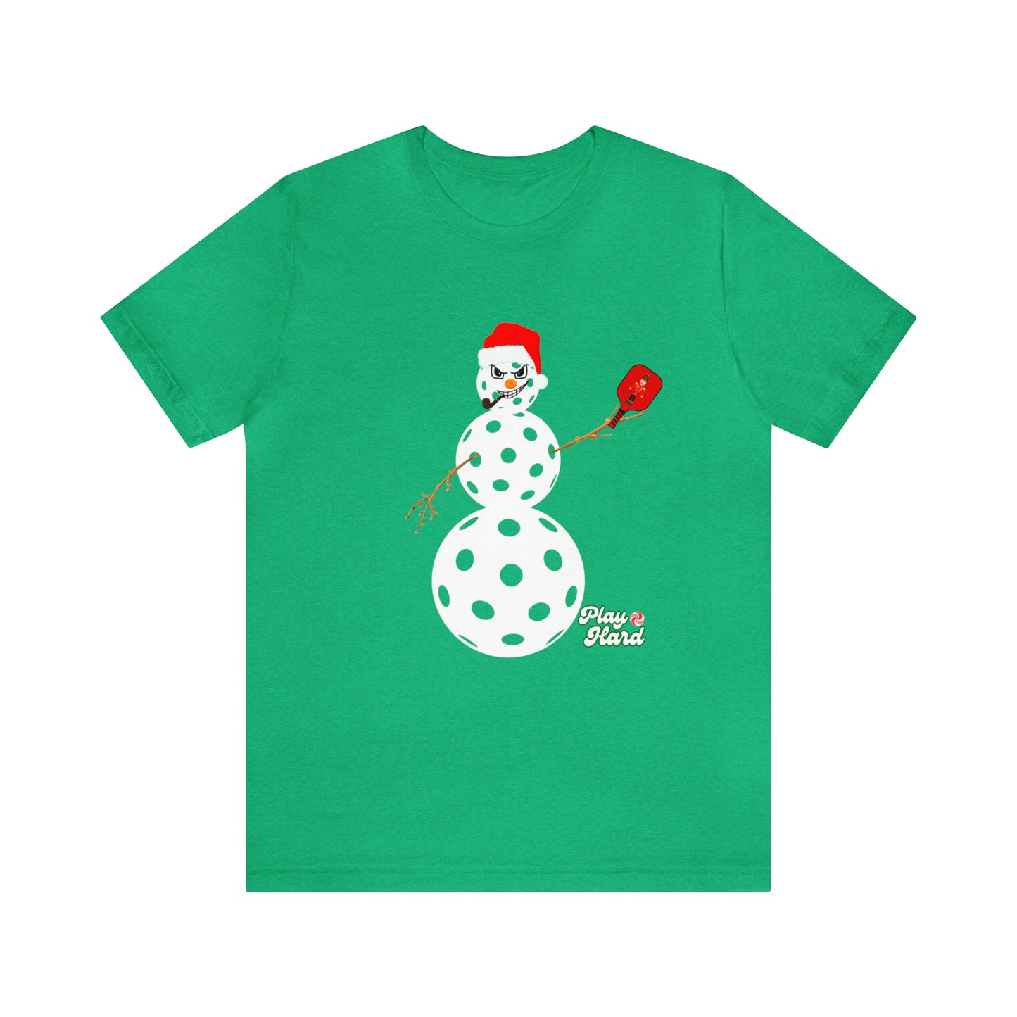 Play Hard Snowman Unisex Jersey Short Sleeve Tee