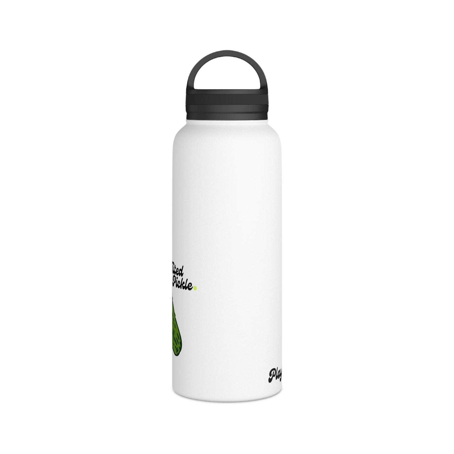 PHP Tilted Pickle Water Bottle, Handle Lid