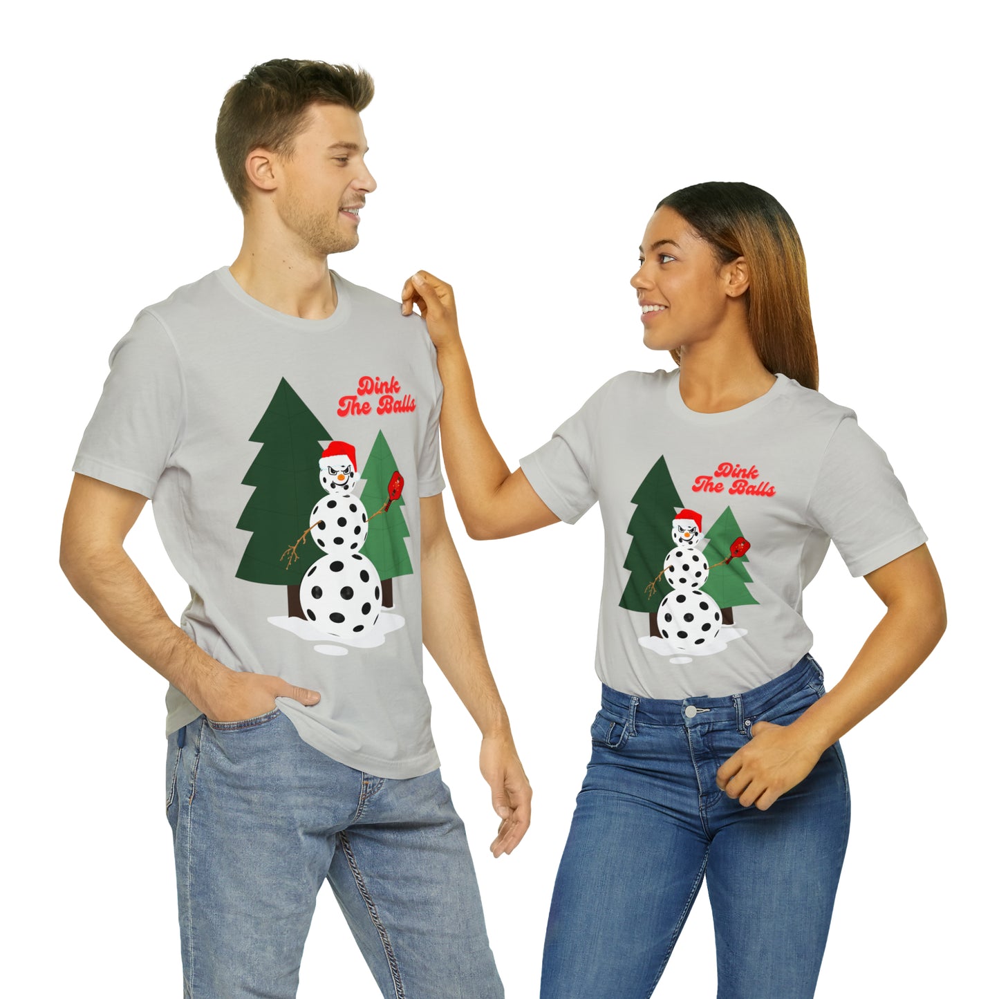 Dink The Balls Snowman Jersey Short Sleeve Tee